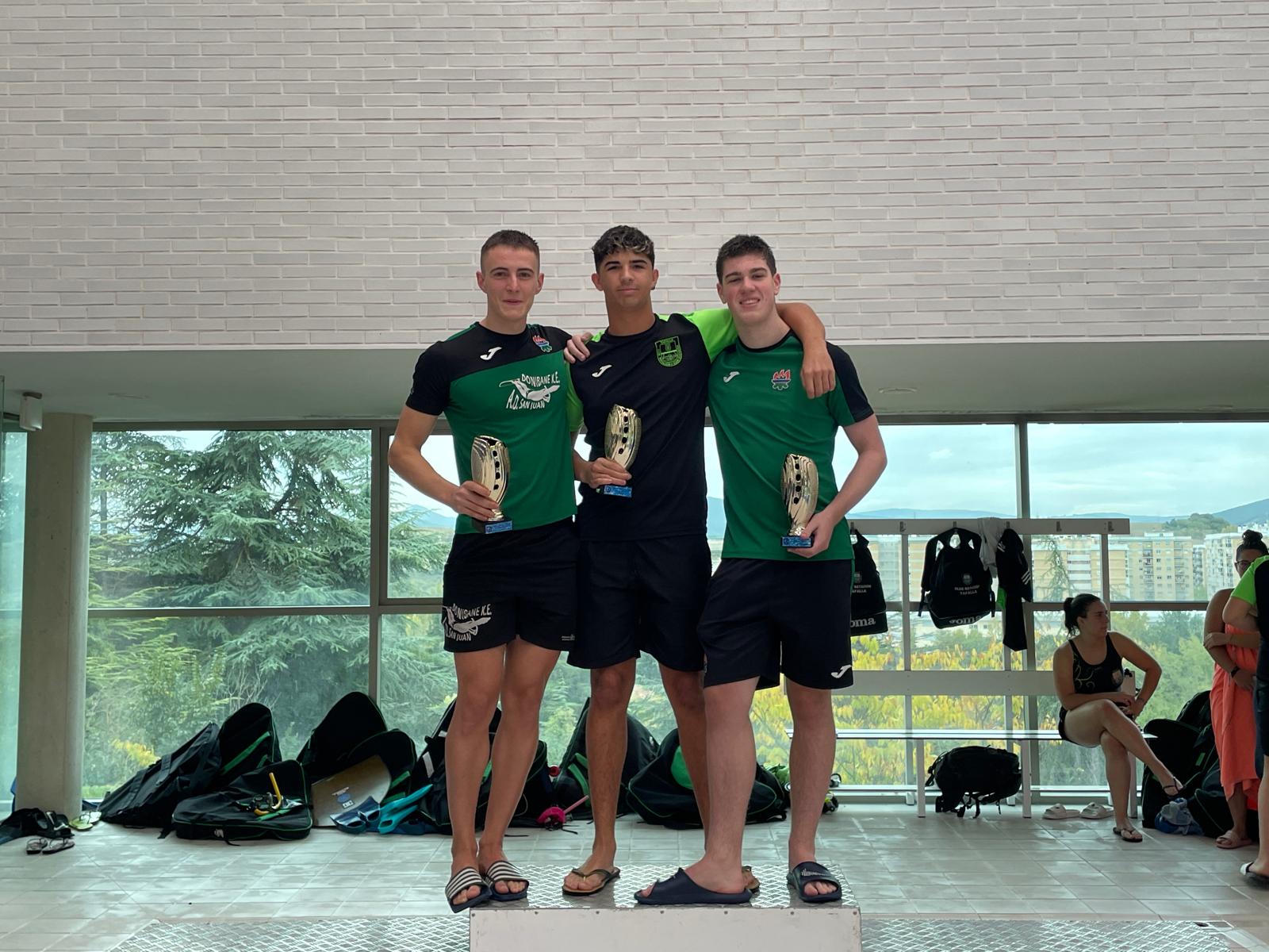 Celebrada la 1ª jornada del Campeonato Navarro de Natación con Aletas de la temporada 2024-2025